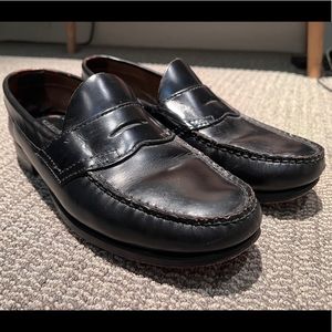 Bass Weejuns black leather loafer size 8.5 mens